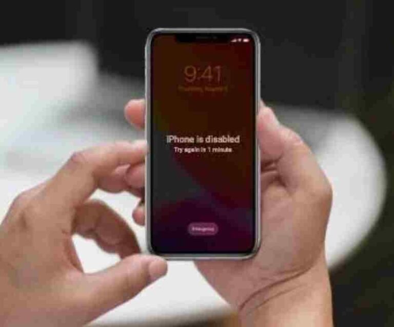 Unlock a disabled iphone
