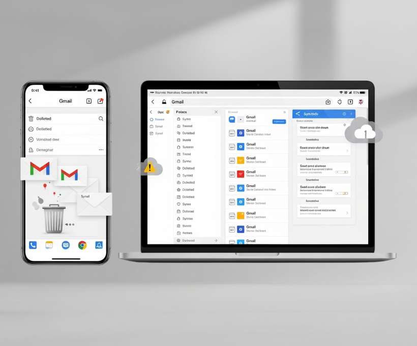 Delete Gmail Email on Phone But Not Computer
