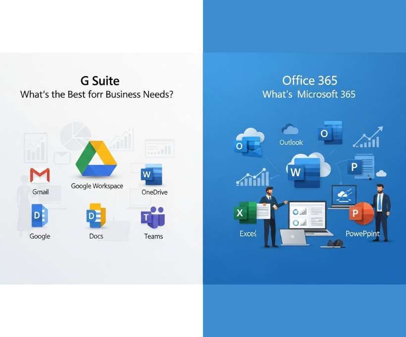G Suite vs Office 365 Best for Your Business Needs