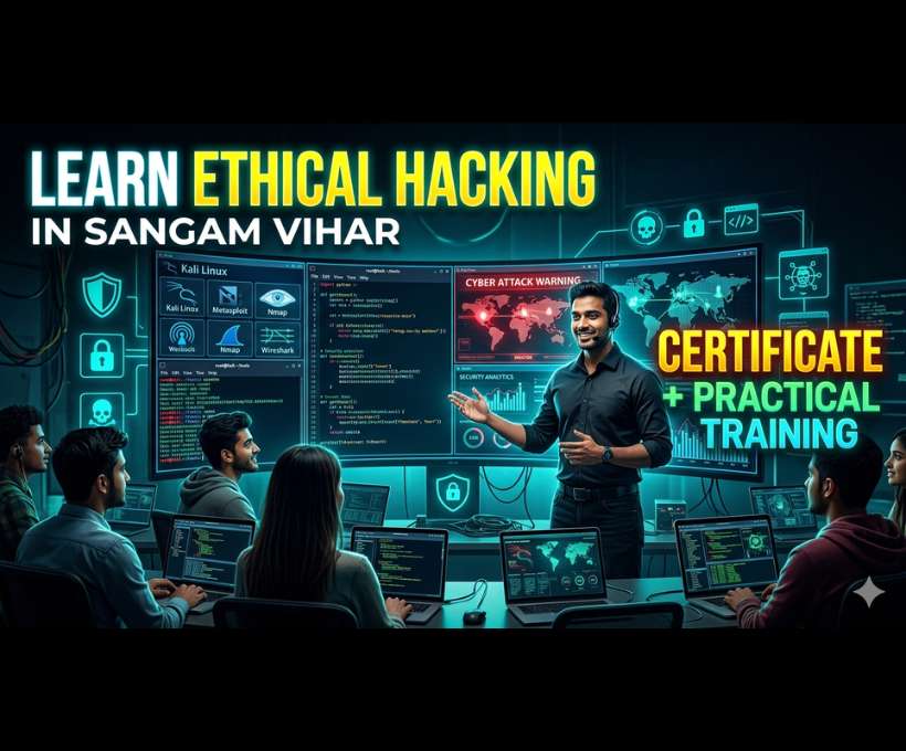 Ethical Hacking Course with Certificate in Sangam Vihar delhi india