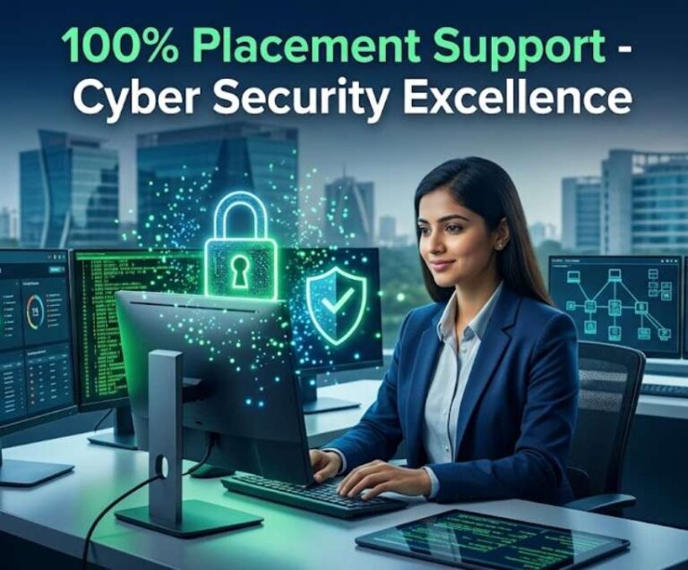 Placement Support Cyber Security Course in Delhi