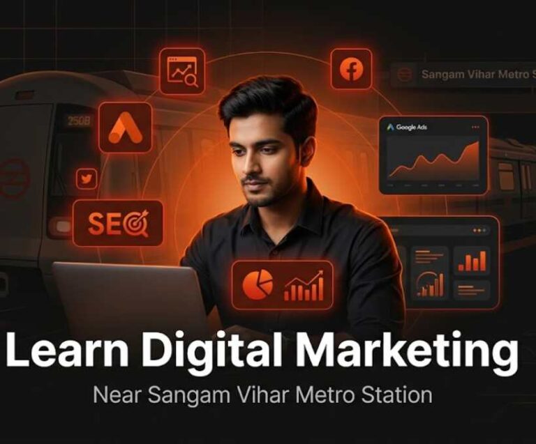 Learn Digital Marketing Near Sangam Vihar Metro Station delhi